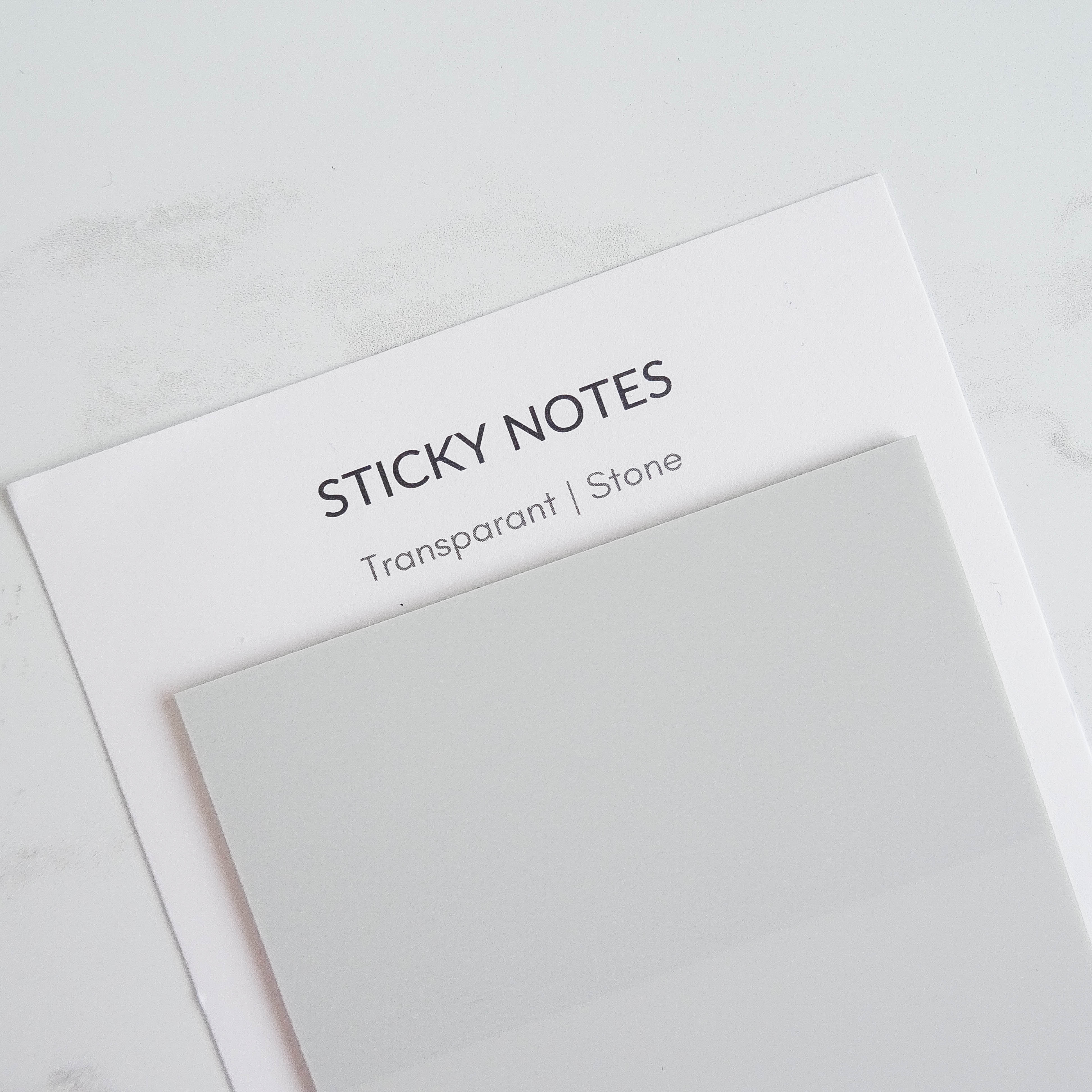 Transparant Sticky Notes Stone - paperaulait